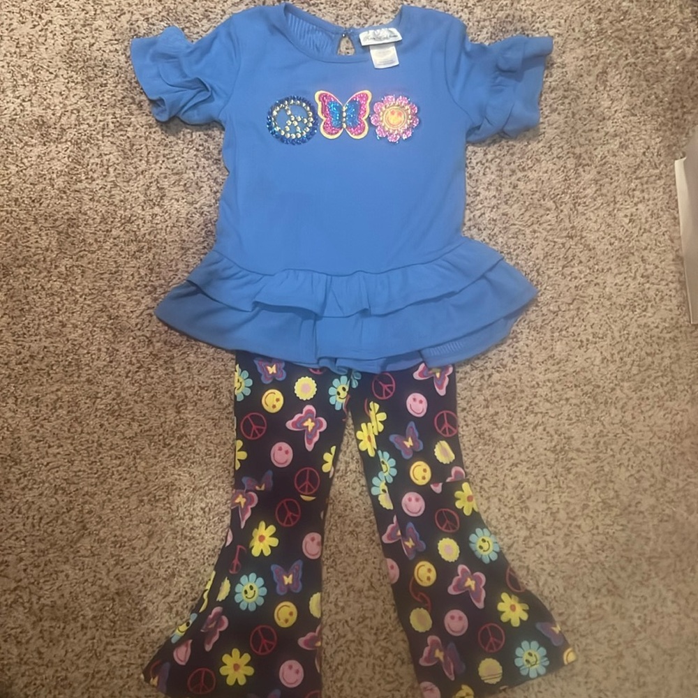 Girls Bell-Bottom Set
